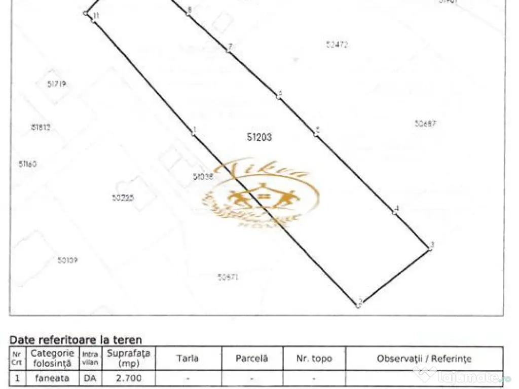 Teren intravilan in Izvoru Muresului str. Taberei