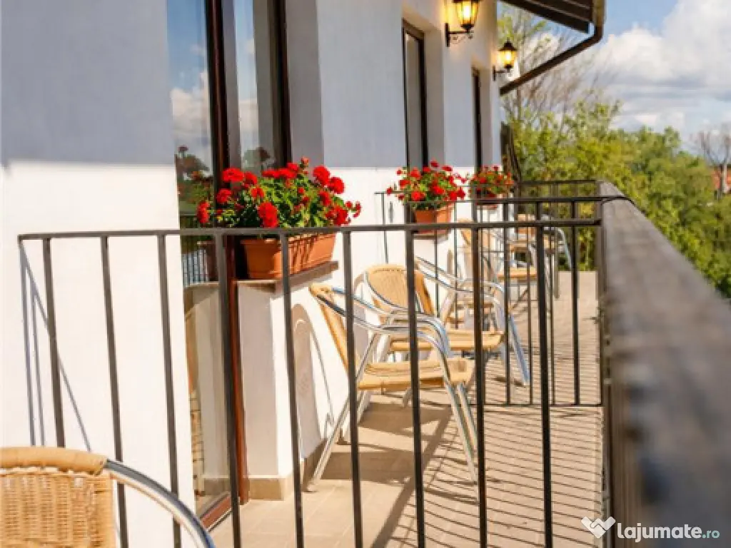 Pensiune:3 km de Castelul Bran, 2.900mp teren, aviz ISU, pre