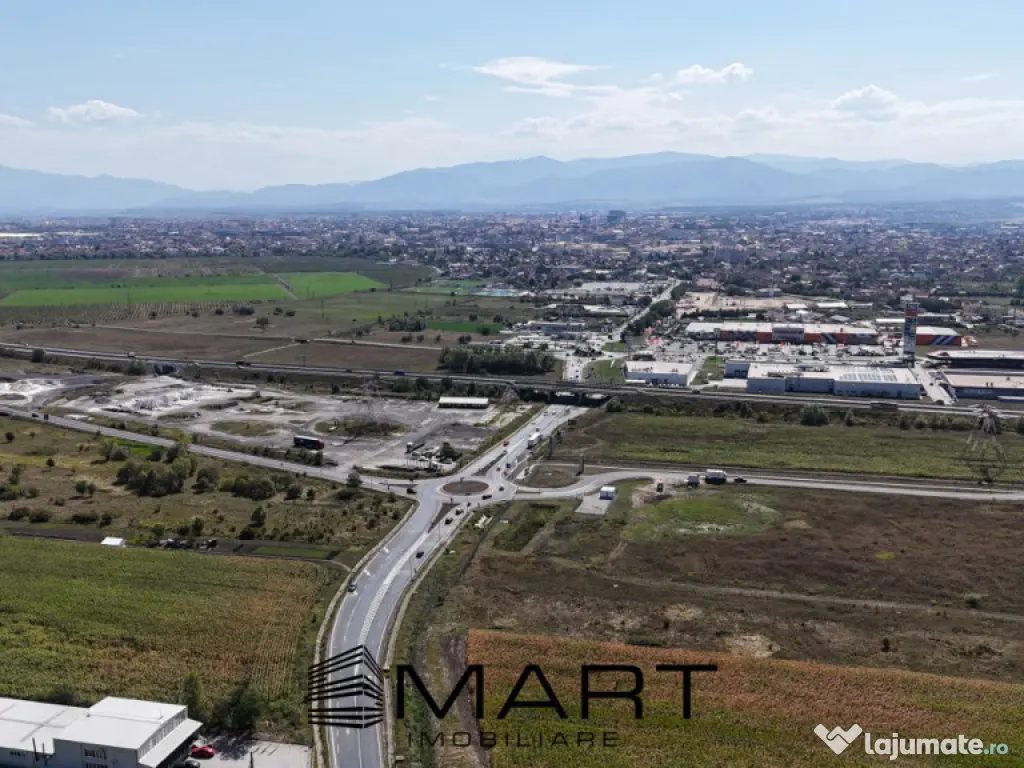 Teren industrial cu PUZ 18500mp cu acces la autostrada