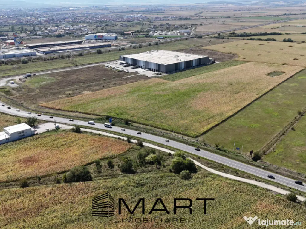 Teren industrial cu PUZ 18500mp cu acces la autostrada