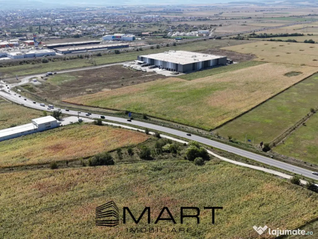 Teren industrial cu PUZ 18500mp cu acces la autostrada