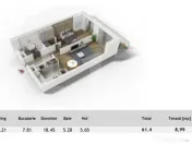 Apartament 2 camere, compartimentare ideală + terasă, Cent 