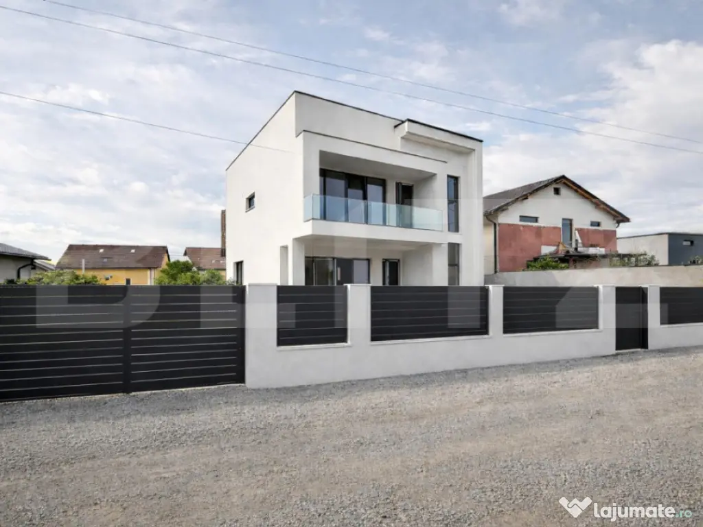 Casă modernă P+1, cu finisaje premium, 440 mp teren, zona
