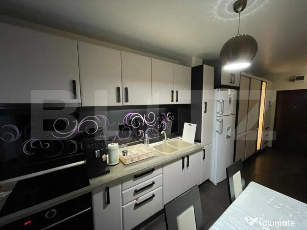 Apartament de inchiriat, 2 camere, 55 mp, mobilat si utilat