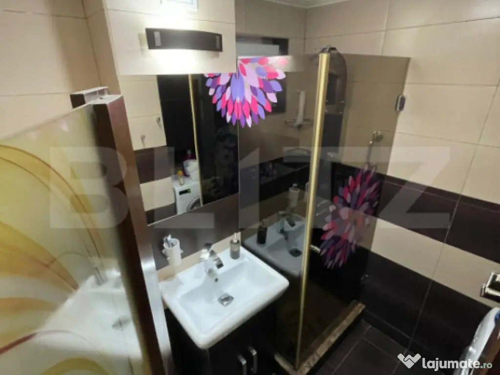 Apartament de inchiriat, 2 camere, 55 mp, mobilat si utilat