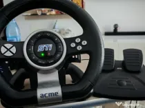 VOLAN + PEDALE ACME STi RACING WHEEL – FORCE FEEDBACK DUALSHOCK