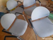 Scaune - 6 bucati, tapitate, aproape noi 