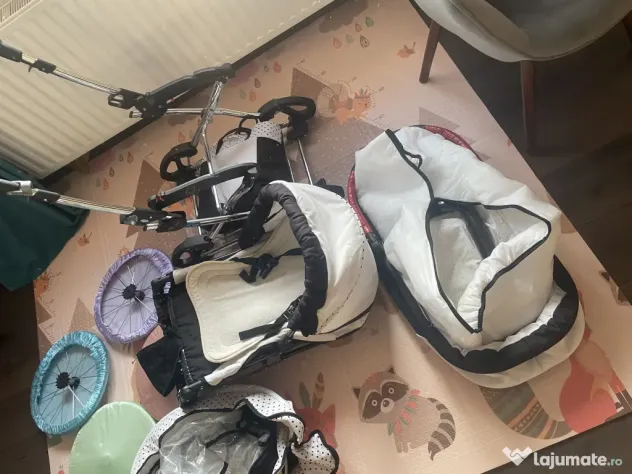 Cărucior de copil Baby Merc q9 clasic 3 in 1