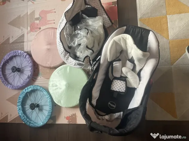 Cărucior de copil Baby Merc q9 clasic 3 in 1