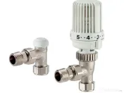 Set complet cu cap termostatic și retur pentru calorifere Honeywell Esențial 1/2 