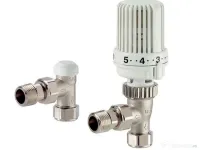 Set complet cu cap termostatic și retur pentru calorifere Honeywell Esențial 1/2 