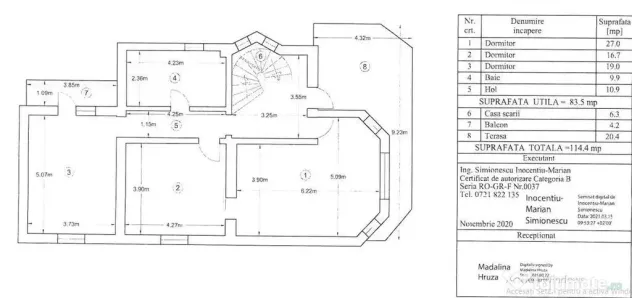 Vila 7camere/(348util,500teren,119ampr.)mp/5min.metrouAp....
