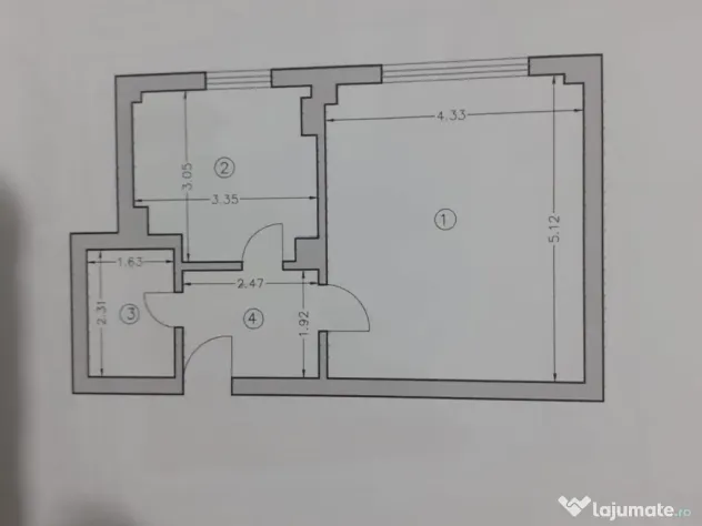 Garsonieră spațioasă de vânzare în Mangalia – locație excelentă!