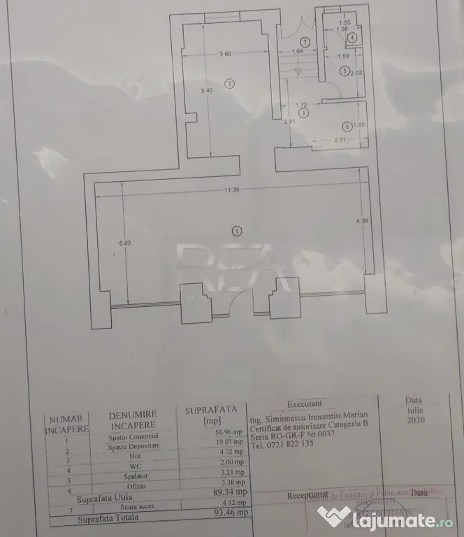 Spațiu comercial de închiriat – Unirii, zona Fântâni