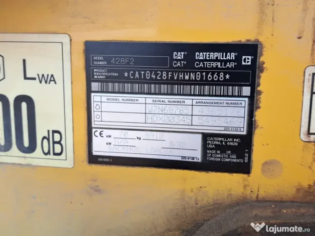 Buldoexcavator CAT 428 F2