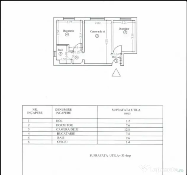 Vânzare ap 2 camere - Cf 3 - Vest – str. Înfrățirii - Gatata de mutat