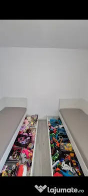 Pat cu spatiu de depozitare 