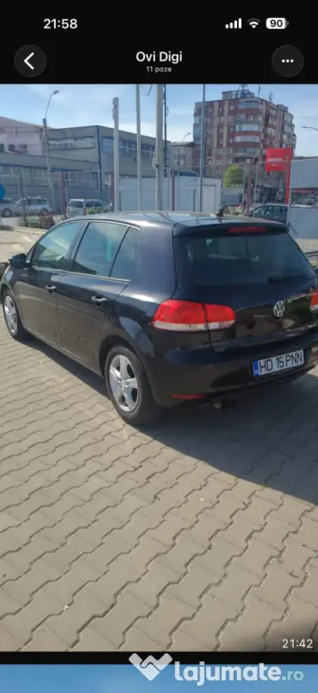 Vw Golf 6 an 2010 1.4 benzina