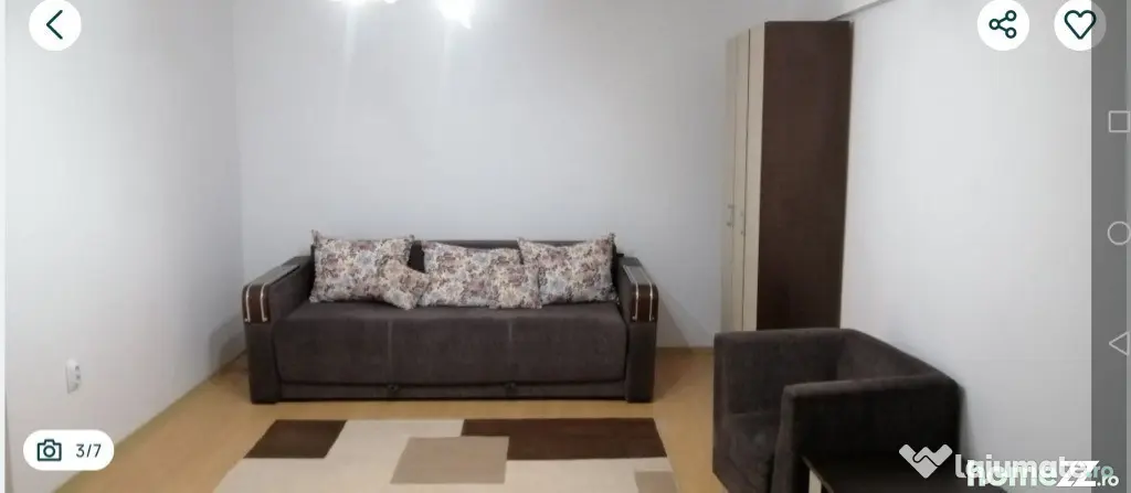 Apartament 1 camera Radu Negru etaj 3.