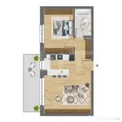 Apartament 2 camere / Semifinisat / Citius Rezidence / COMIS 