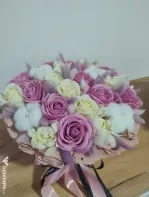 Aranjament flori de săpun