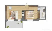 APARTAMENT 2 CAMERE | SEMIDECOMANDAT | ZONA CORNELIU COPOSU