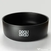 Bol Negru Mat BRAUBRAU pentru Câini și Pisici 