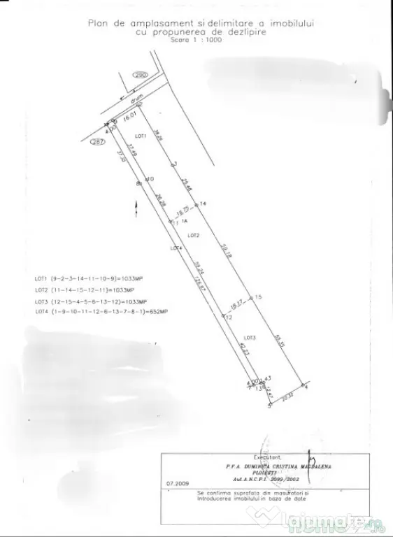 3 PARCELE COMASATE intravilan CONSTRUCTII 3100 MP Aricesti - - Aricestii Rahtivani (Prahova)