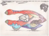 Tablou in creion - masina egipteana #2