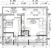 Apartament 2 camere, lângă parcul Poligon 