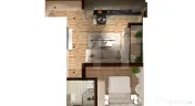 Apartament 2 camere, 43 mp + gradina 40 mp, in zona Lunca Ce 