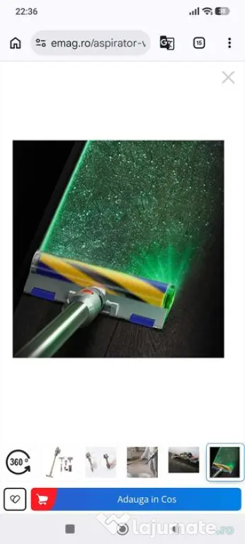 Aspirator Dyson V 15 Washable Hepa Filter