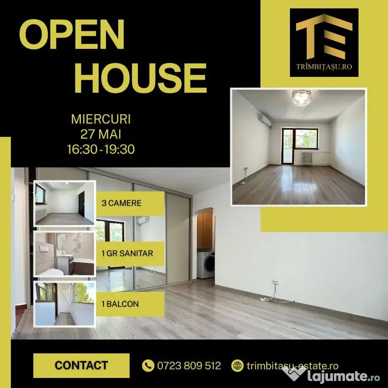 3 Camere Tomis Nord | Etaj 2 | Loc Parcare | Ideal Invest...