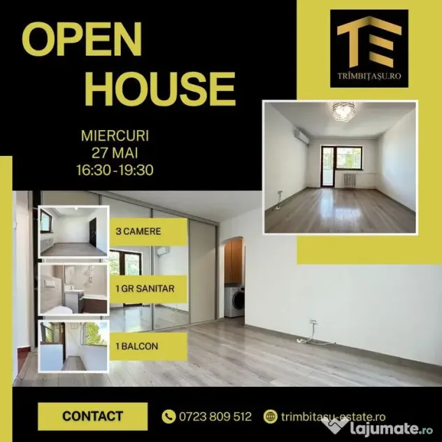 3 Camere Tomis Nord | Etaj 2 | Loc Parcare | Ideal Invest...