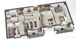 Apartament 3 camere decomandat | 80 mp utili + 2 balcoane