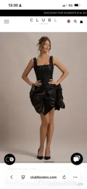 Rochie banchet Club L London nouă – model spectaculos cu funde
