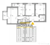 3 camere-decomandat-parcare-comision 0%-100 m Metrou M. Brav 