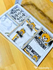 Set bebe Moschino, 7 piese,bumbac 