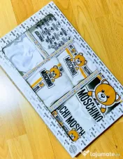 Set bebe Moschino, 7 piese,bumbac 