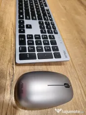 Kit tastatura si mouse wireless ASUS W5000 gri 