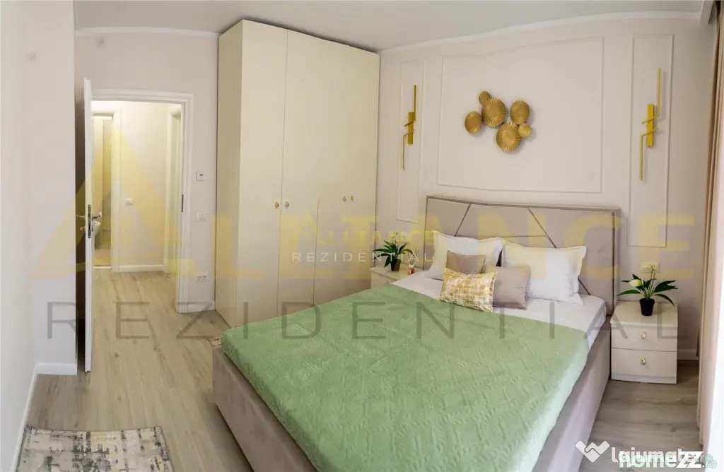 Sos. Leordeni - 3 camere cu 2 bai, bloc nou