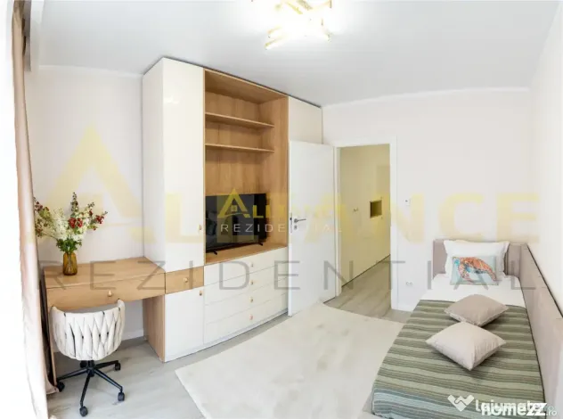 Sos. Leordeni - 3 camere cu 2 bai, bloc nou