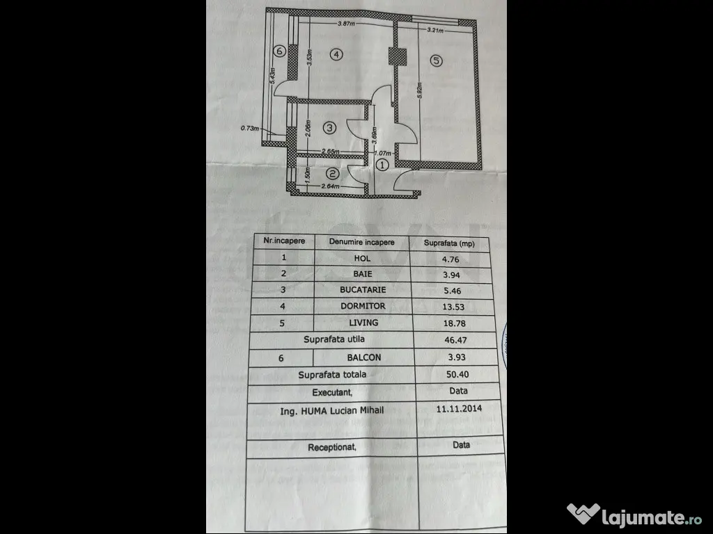 Apartament 2 camere Decomandat Mobilat