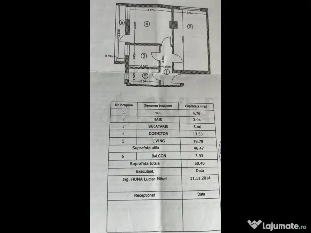 Apartament 2 camere Decomandat Mobilat