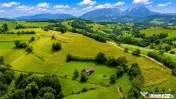 FILM! Cu view panoramic la 360 grade, teren 10.335 mp, Poian 