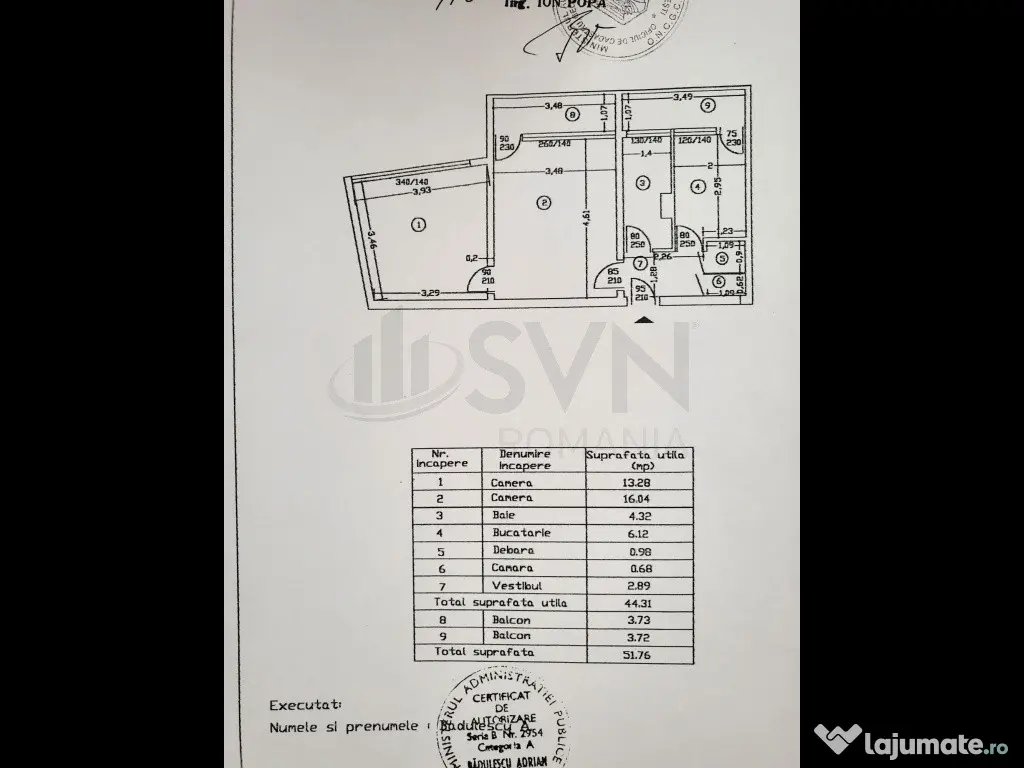 Apartament 2 camere I Universitate I De inchiriat