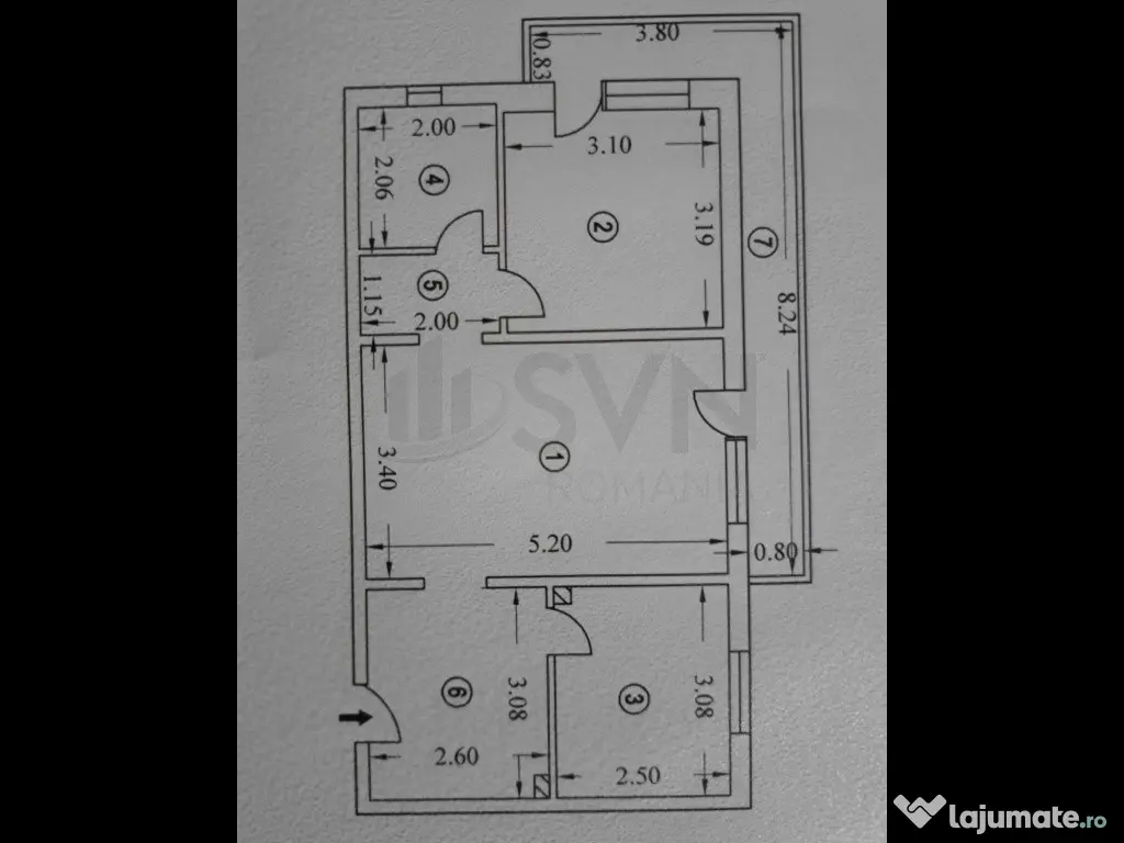 Apartament 2 camere I Stefan cel Mare