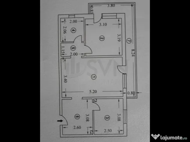 Apartament 2 camere I Stefan cel Mare