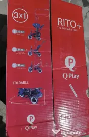 Qplay Rito+tricicleta pliabila 