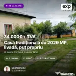 Casă tradițională cu 2029 MP, livadă, puț propriu